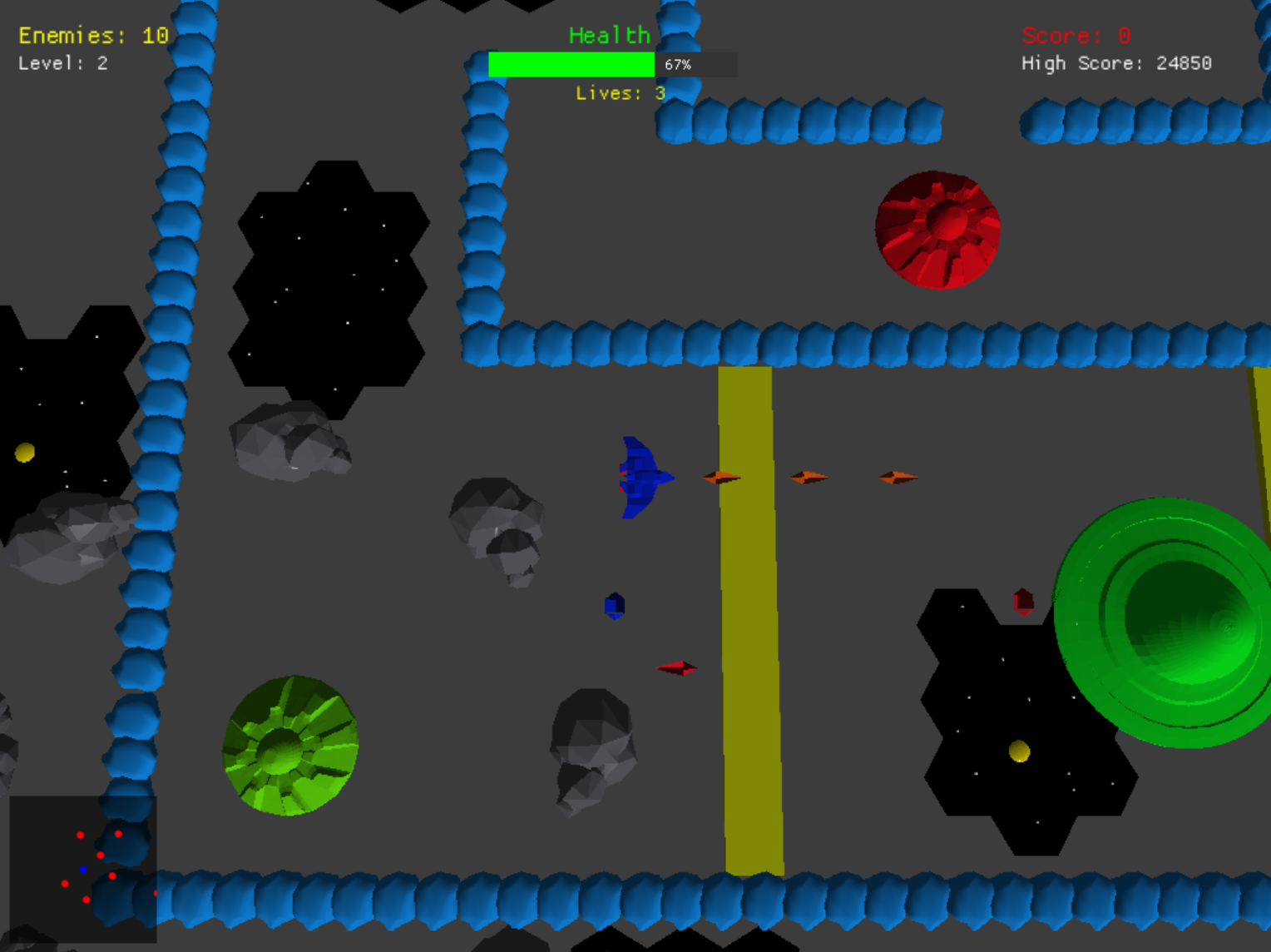 Smashteroids gameplay screenshot